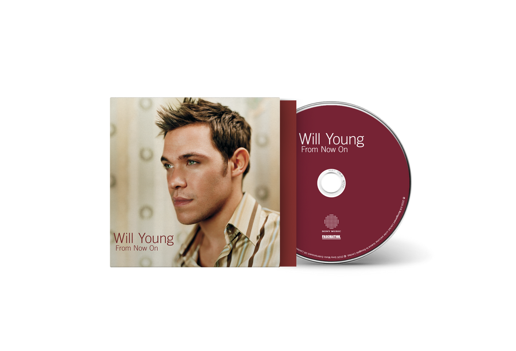 CD album cover and disc for Will Young's 'From Now On'.